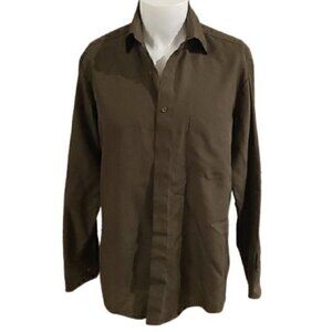 [Cordova] Polyester Button Down Long Sleeve - Size 15 1/2